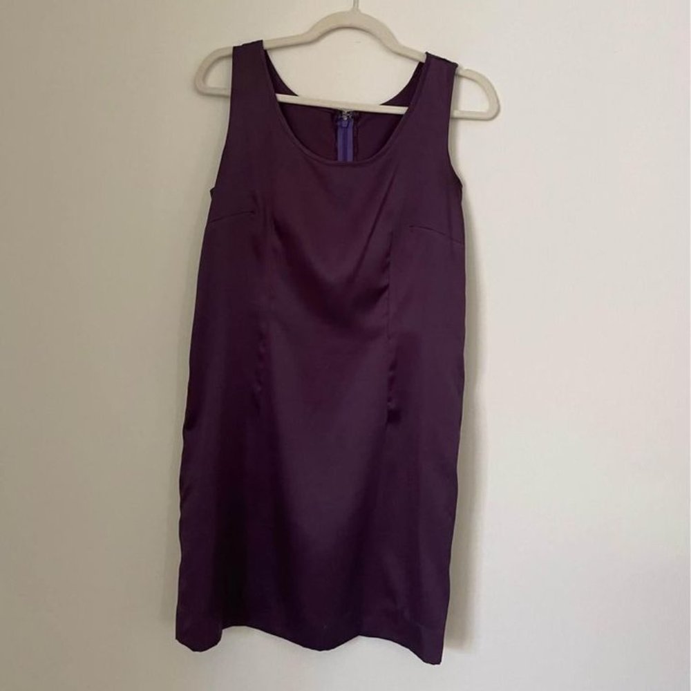 Purple Silk Dress